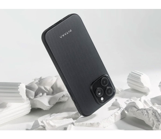 PITAKA Military-Grade Protective Case Black/Grey Twill iPhone 16 P - 1369508 - zdjęcie 6